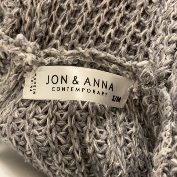 Jon & Anna Sweater Cape Cowl Neck Poncho Boho - Picture 7 of 9